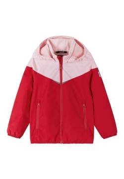 Reima Tuulela Reimatec Regenjacke für Mädchen und Jungen für den Frühling und für die Übergangszeit Reima red 128 von Reima