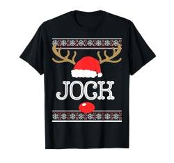 Jock Ugly Christmas Sweater für Familien, Herren, Damen, Jungen und Mädchen T-Shirt von Reindeer Matching Family PJ Christmas Party Shopp