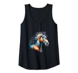 Damen Pferd, Pferde Sachen für Pferdemädchen, Pferdemotiv, Pferde Tank Top von Reitshirt Damen, Pferde Zubehör, Pferde Geschenke