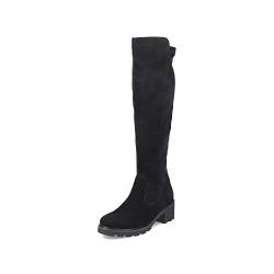 Remonte Damen D0A73 Kniehohe Stiefel, Schwarz/Schwarz / 02, 39 EU von Remonte