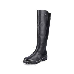 Remonte Damen D0B72 Kniehohe Stiefel, Schwarz/Schwarz / 01, 39 EU von Remonte