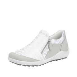 Remonte Damen R1428 Sneaker, Vapor/Weiss/Silver / 80, 43 EU von Remonte