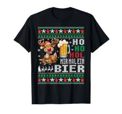 Lustiges Weihnachsoutfit Ugly Christmas Sweater Weihnachts T-Shirt von Rentier Weihnachten Weihnachtsshirt Herren Damem