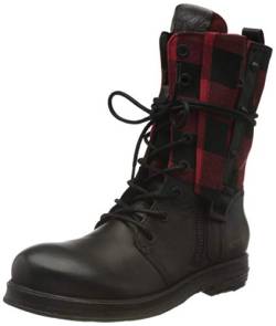 REPLAY Damen WELKOM Mode-Stiefel, 178 Black RED, 40 EU von Replay