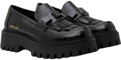 Replay Damen Loafers aus Kunstleder, Schwarz (Black 003), 39 von Replay