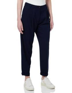 Replay Damen Stoffhose Baggy, Blue 086 (Blau), 33 von Replay