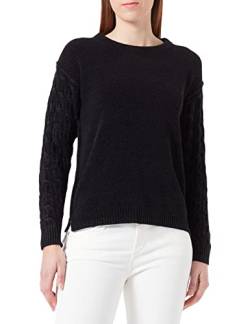 Replay Damen Strickpullover aus Baumwolle, Black 098 (Schwarz), L von Replay