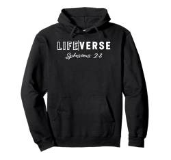 Lebensvers Epheser 2:8 Christian Bible Study Love Jesus Pullover Hoodie von Represent Your Life Verse Of Christian Bible Lover