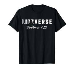 Lebensvers Hebräisch 4:12 Christian Bible Study Love Jesus T-Shirt von Represent Your Life Verse Of Christian Bible Lover