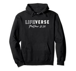 Lebensvers Matthäus 11:28 Christian Bible Study Love Jesus Pullover Hoodie von Represent Your Life Verse Of Christian Bible Lover