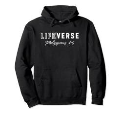 Lebensvers Philipper 4:6 Christian Bible Study Love Jesus Pullover Hoodie von Represent Your Life Verse Of Christian Bible Lover