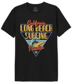 Republic Of California Herren Merepczts115 T-Shirt, Schwarz, XL von REPUBLIC OF CALIFORNIA