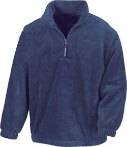 Result Herren Unisex Unlined Active Fleece Jacke, blau (Marineblau), XXXL von Result