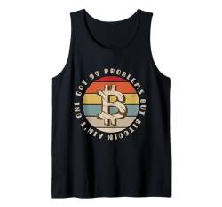 Ich habe 99 Probleme, aber Bitcoin Ain't One - Lustige Krypto Tank Top von Retro Bitcoin Apparel Gifts