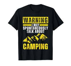 Lustiger Camper Camp Retro Camping Outdoor Natur Camper Wandern T-Shirt von Retro Camping Tent For Camper Men Women Kids