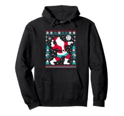 Volleyball-Weihnachtsmann - Vintage Xmas Ugly Christmas Pullover Hoodie von Retro Christmas Apparel Gifts