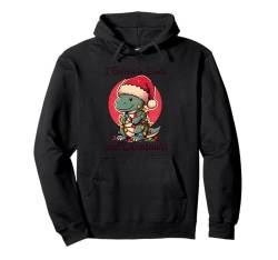 Retro Weihnachten Shirt Vintage Xmas Believe Santa Dinosaurier Pullover Hoodie von Retro Christmas Tee Shirts for Vintage Xmas Party