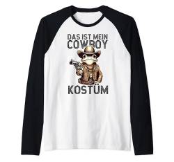 Damen Kinder Herren Retro Das Ist Mein Cowboy Kostum Western Raglan von Retro Das Ist Mein Cowboy Kostum