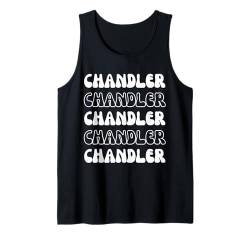 Chandler USA – Groovy American City Vacation Souvenir Tank Top von Retro Favorite USA City Apparel Gifts