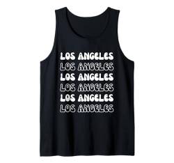 Los Angeles USA – Groovy American City Vacation Souvenir Tank Top von Retro Favorite USA City Apparel Gifts