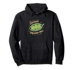 Spead Hap-Pea-Ness - Lustiges Wortspiel Glückserbsenliebhaber Pullover Hoodie von Retro Funny Sayings Apparel Gifts