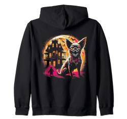 Chihuahua Monster - Vintage Gruseliger Chihuahua Halloween Kapuzenjacke von Retro Halloween Apparel Gifts