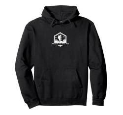 Breathe In Hike Out – Minimalistischer Wanderliebhaber Pullover Hoodie von Retro Hiking Apparel Gifts