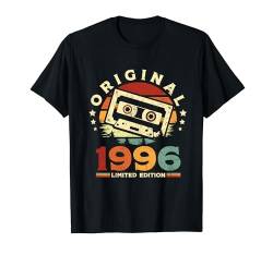 Jahrgang 1996 Retro Geburtstagsshirt zum 28. Geburtstag T-Shirt von Retro Jahrgang Geburtstag Geschenk Cool Kassette