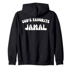 God's Favorite Jamal – lustig, christlich, religiös Kapuzenjacke von Retro Personalized Christian Apparel Gifts