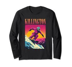 Killington Vermont Retro-Snowboard Langarmshirt von Retro Snowboarding Tees & Ski Outfits