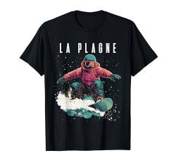 La Plagne France Retro Snowboarder Vintage Snowboarder T-Shirt von Retro Snowboarding Tees & Ski Outfits