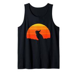 Kakadu Retro Sonnenuntergang Natur Tierliebhaber Tank Top von Retro Spirit Animal Apparel Gifts