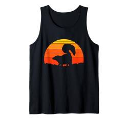 Skunk Retro Sonnenuntergang Natur Tierliebhaber Tank Top von Retro Spirit Animal Apparel Gifts