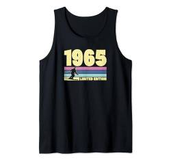 1965 Geburtsjahr Limited Edition 80er Jahre Stil Skifahren Geburtstag Tank Top von Retro Style Ski Themed Birthday Party Supplies