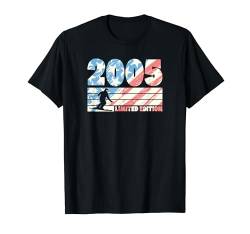 2005 Geburtsjahr Limited Edition 80er Jahre Stil Skifahren Geburtstag T-Shirt von Retro Style Ski Themed Birthday Party Supplies