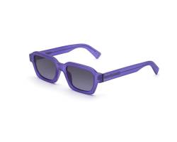 Retrosuperfuture Unisex IU8 Caro Purple p04 Gläser SONNENBRILLEN Acetat Violett Grau Quadratisch Normal Schattiert von Retrosuperfuture