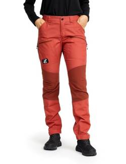 RevolutionRace Damen Nordwand Pro Pants, Hose zum Wandern und für viele Outdoor-Aktivitäten, Cinnabar, XL von RevolutionRace