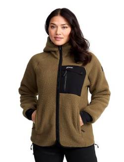 RevolutionRace Sherpa Hoodie für Damen, Outdoor Fleecejacken perfekt für Wanderungen und Outdoor-Abenteuer, Cub, 3XL von RevolutionRace