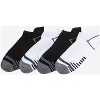 Herren-Sport-Sneaker-Socken in tollem Design, 4er-Pack von Reward