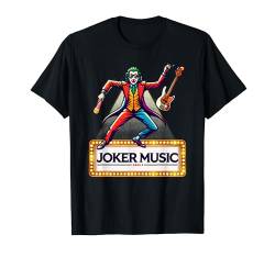 Lustiges Joker Musik Shirt T-Shirt von Rhythms Colorful