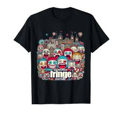 Lustiges Witzgesichter Shirt | Edinburgh Fringe Festival T-Shirt von Rhythms Colorful