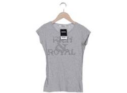 Rich & Royal Damen T-Shirt, grau, Gr. 34 von Rich & Royal