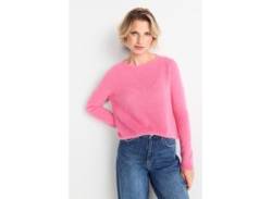 Rundhalspullover RICH & ROYAL Gr. M, pink Damen Pullover in flauschiger Qualität von Rich & Royal