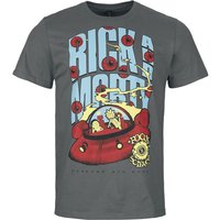 Rick And Morty T-Shirt - Focus On Science - S bis XXL - für Männer - Größe XXL - dunkelgrau  - Lizenzierter Fanartikel von Rick And Morty