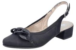 Rieker Damen 47068 Halbschuhe, Schwarz, 39 EU von Rieker