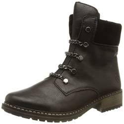 Rieker Damen Z6872 Mode-Stiefel, schwarz, 38 EU von Rieker