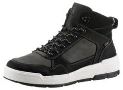 Schnürboots RIEKER EVOLUTION Gr. 41, schwarz (schwarz, grau) Herren Schuhe Winterboots, High-Top Sneaker, Stiefelette mit R-TEX-Membran von Rieker