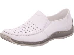 Sportliche Slipper weiss 41 von Rieker