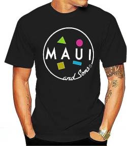 Hot Maui and Sons Mens Black Tshirt Size XS-4XL Casual Short Sleeve Men T Shirt Men Clothing Ropa Hombre Camisetas Dropshipping Black Black M von RikcaT