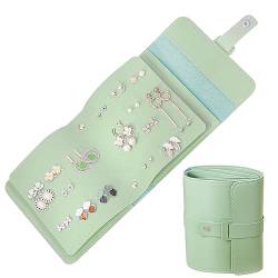 Ristyur Schmuck-Organizer-Etui | Schmuckkästchen Aufbewahrung Organizer Ständer,Tragbare wiederverwendbare Schmuckvitrine, Aufbewahrung für Ohrringe, Uhren, Halsketten, Armbänder, Damen von Ristyur